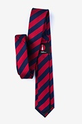 Mulkear Navy Blue Skinny Tie Photo (1)