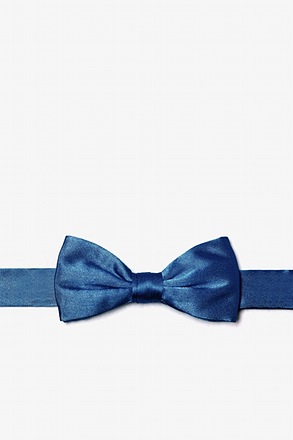 _Navy Blue Bow Tie For Boys_