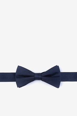 _Navy Blue Bow Tie For Boys_