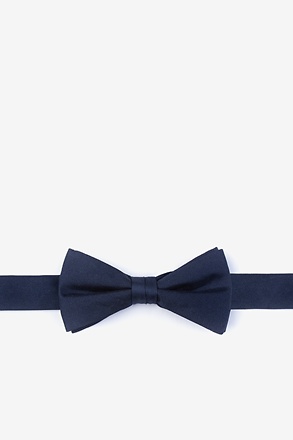 _Navy Blue Bow Tie For Boys_