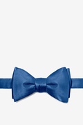 Navy Blue Self-Tie Bow Tie Photo (0)