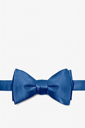 Navy Blue Self-Tie Bow Tie
