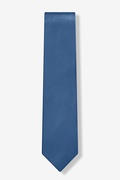 Navy Blue Skinny Tie Photo (1)