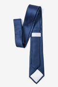 Navy Blue Skinny Tie Photo (2)