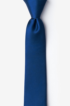 _Navy Blue Skinny Tie_