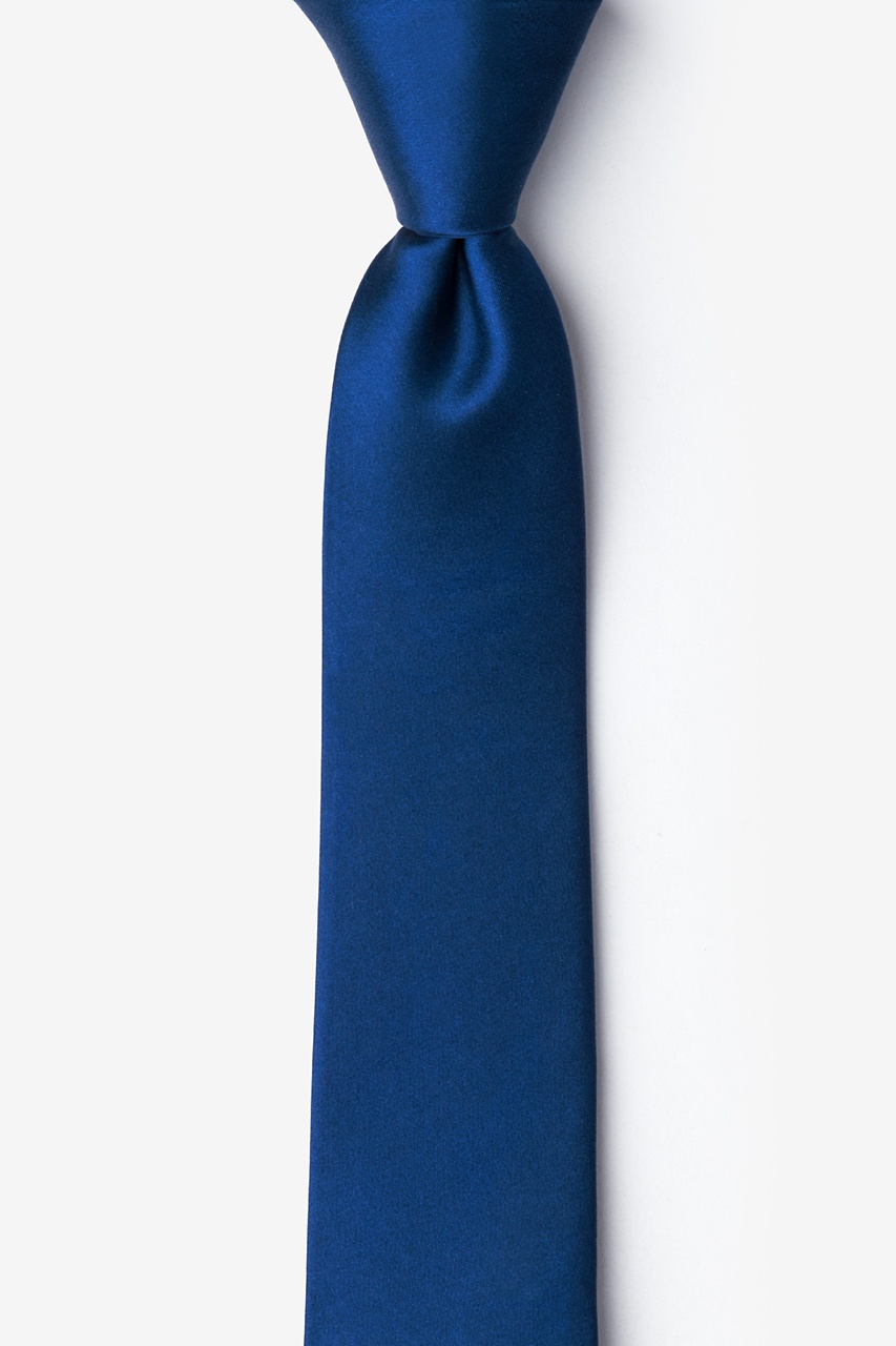 Navy Blue Tie For Boys Photo (0)