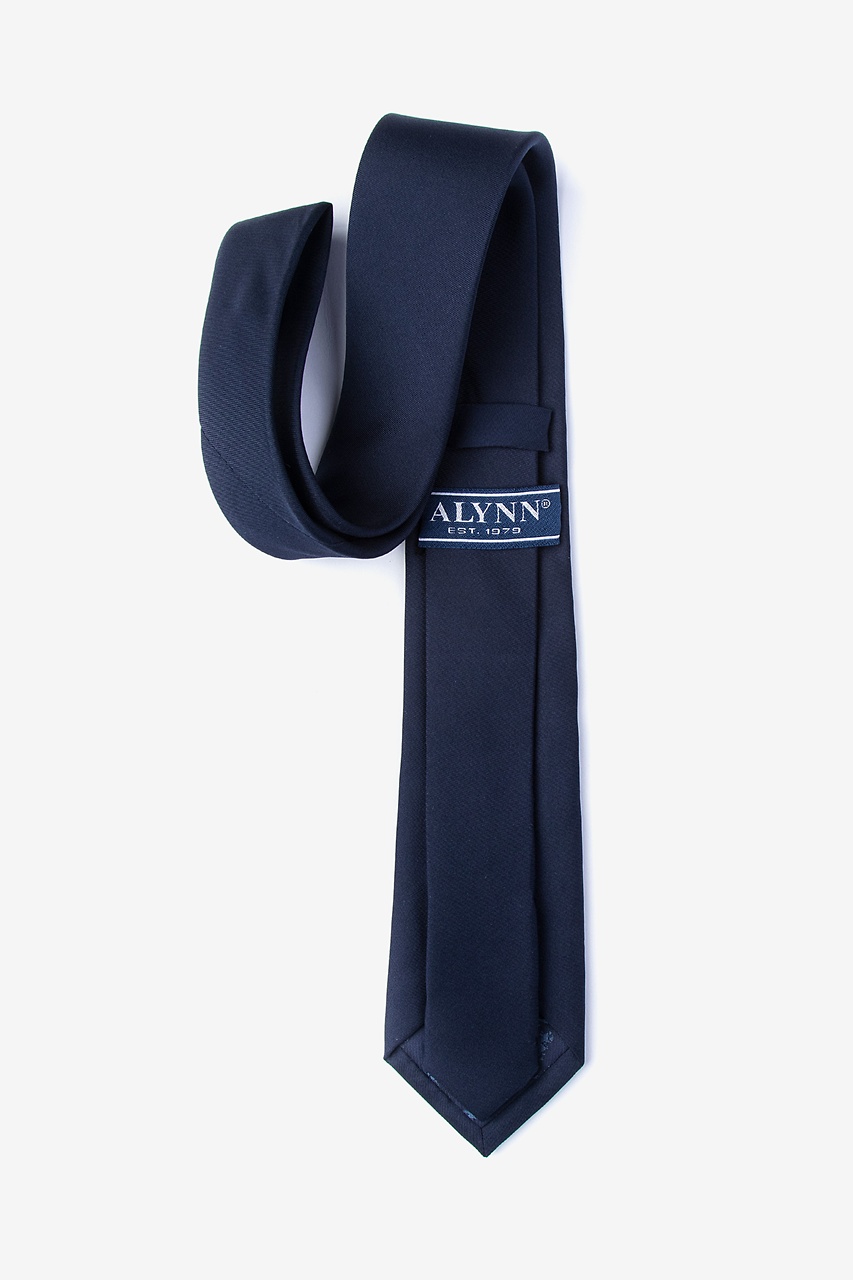 Navy Blue Silk Navy Blue Tie For Boys | Ties.com