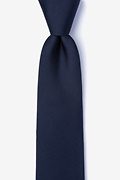 Navy Blue Tie For Boys Photo (0)