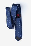 Nelson Navy Blue Skinny Tie Photo (1)