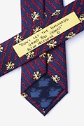 Non Illegitimi Carborundum Navy Blue Skinny Tie Photo (2)