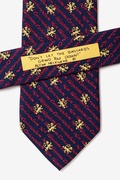 Non Illegitimi Carborundum Navy Blue Tie Photo (2)