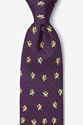 Non Illegitimi Carborundum Navy Blue Tie Photo (0)