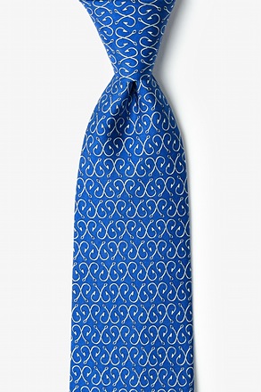 _Off the Hook Navy Blue Tie_