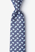 Oland Navy Blue Extra Long Tie Photo (0)