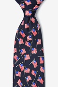 Old Glory Navy Blue Tie Photo (0)