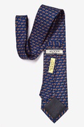 One Horse Race Navy Blue Tie Photo (1)