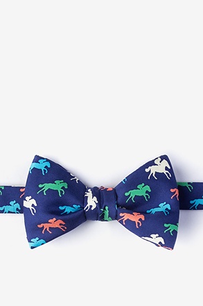 _Photo Finish Navy Blue Self-Tie Bow Tie_