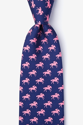 Photo Finish Navy Blue Tie