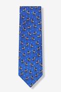 Pianos Navy Blue Tie Photo (1)