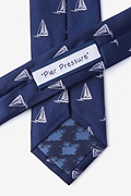 Pier Pressure Navy Blue Skinny Tie Photo (2)