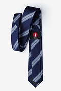 Pioneer Navy Blue Skinny Tie Photo (1)