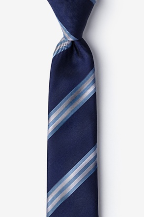_Pioneer Navy Blue Skinny Tie_