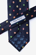 Pool Party Navy Blue Extra Long Tie Photo (2)