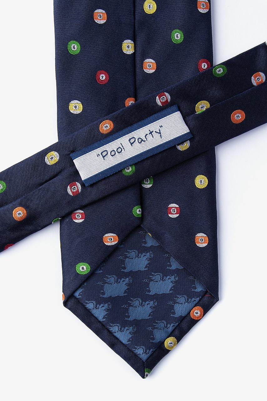 Pool Party Navy Blue Tie Photo (2)