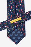 Pour Decisions Navy Blue Tie Photo (2)