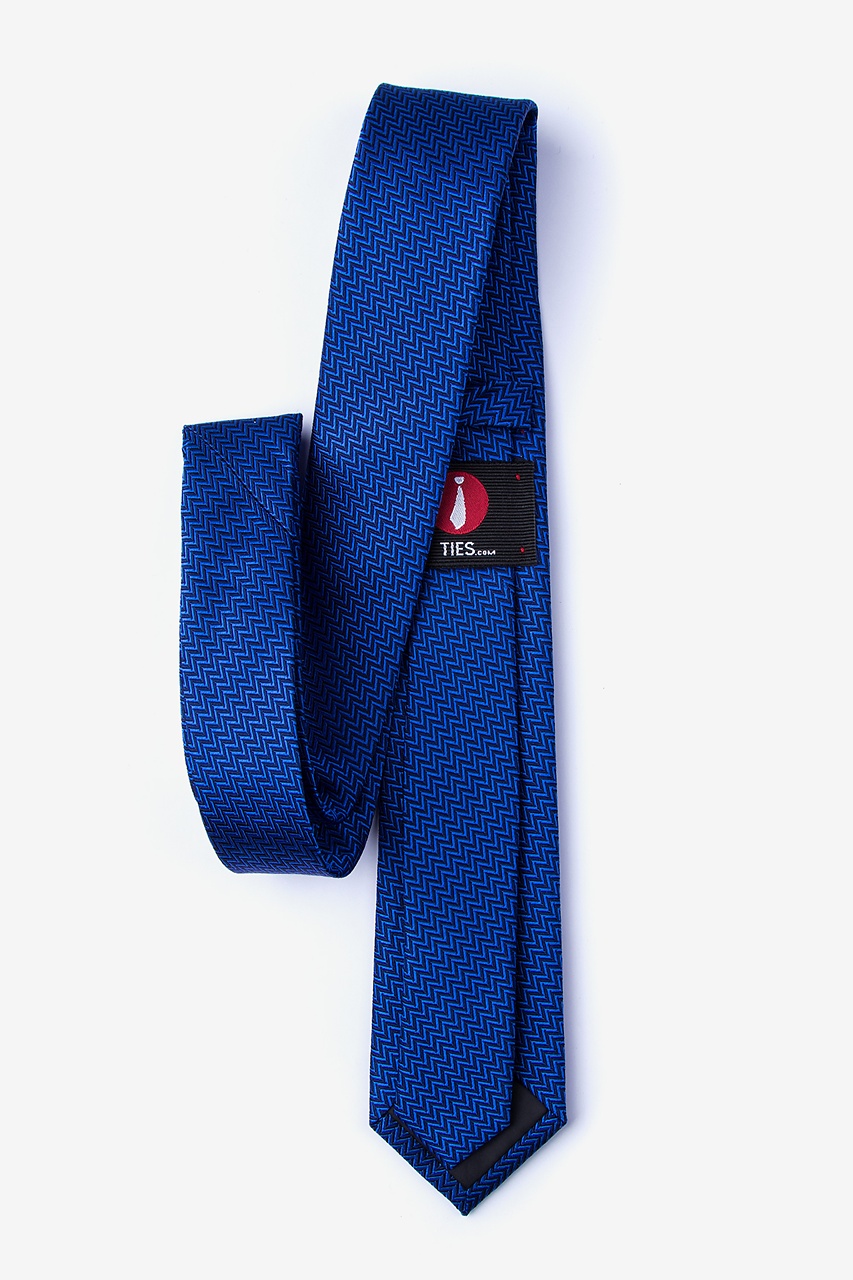 Quartz Navy Blue Skinny Tie Photo (1)
