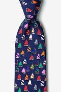 Rainbow Fleet Navy Blue Tie Photo (0)