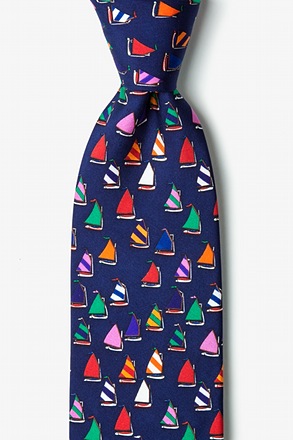 Rainbow Fleet Navy Blue Tie