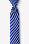 Rene Navy Blue Skinny Tie Photo (0)
