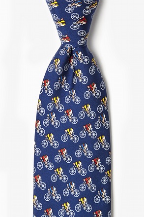 Road Race Navy Blue Tie