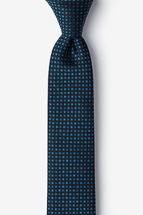 _Salisbury Navy Blue Skinny Tie_