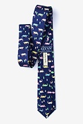 Santa Gators Navy Blue Skinny Tie Photo (1)