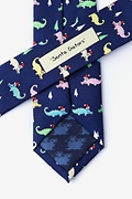 Santa Gators Navy Blue Skinny Tie Photo (2)