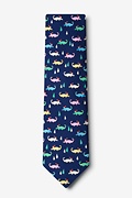 Santa Gators Navy Blue Tie Photo (1)