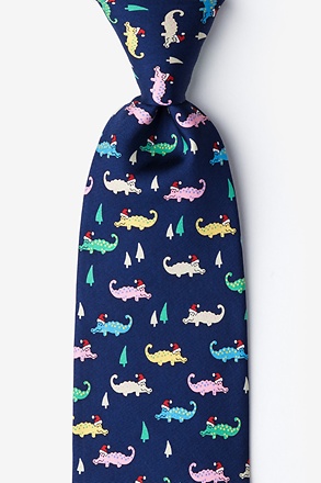 Santa Gators Navy Blue Tie