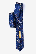 School of Fish Navy Blue Skinny Tie Photo (1)