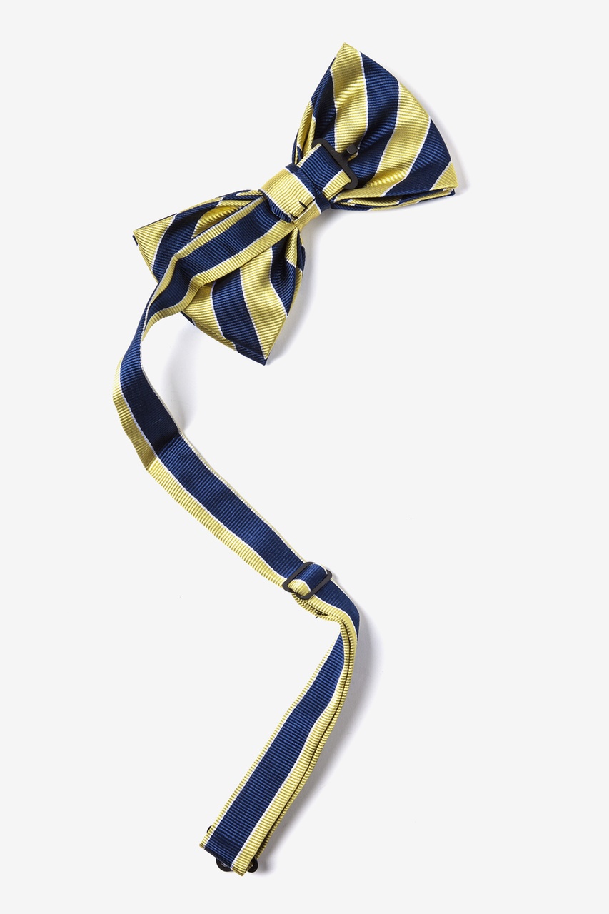 Scoula Navy Blue Pre-Tied Bow Tie Photo (1)