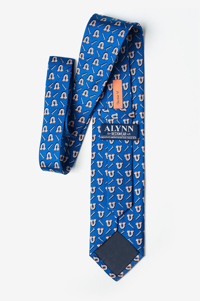 Navy silk tie  Tailor Store®