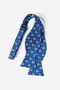 Screw U Navy Blue Self-Tie Bow Tie Photo (2)