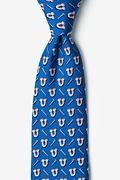 Screw U Navy Blue Tie Photo (0)