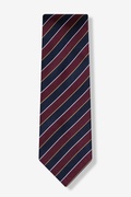 Scuola Navy Blue Extra Long Tie Photo (0)
