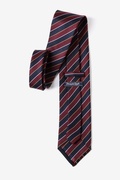Scuola Navy Blue Extra Long Tie Photo (1)