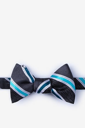 Shannon Navy Blue Self-Tie Bow Tie
