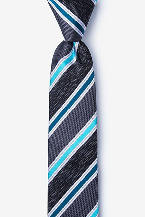 _Shannon Navy Blue Skinny Tie_