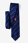 Smoky Navy Blue Extra Long Tie Photo (1)