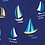 Navy Blue Silk Smooth Sailing Tie